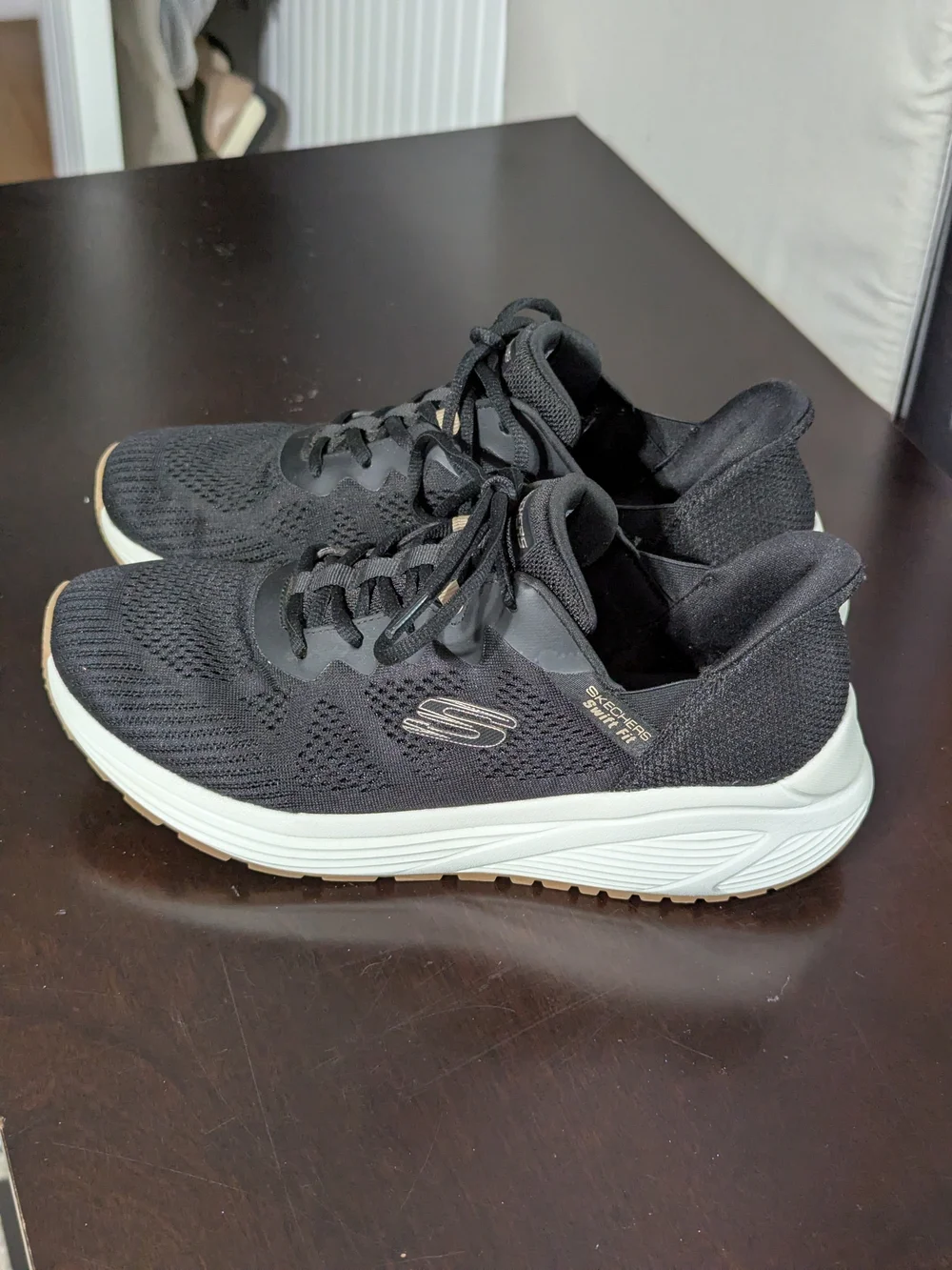 Skechers Men’s Black Slip-On Athletic Sneakers